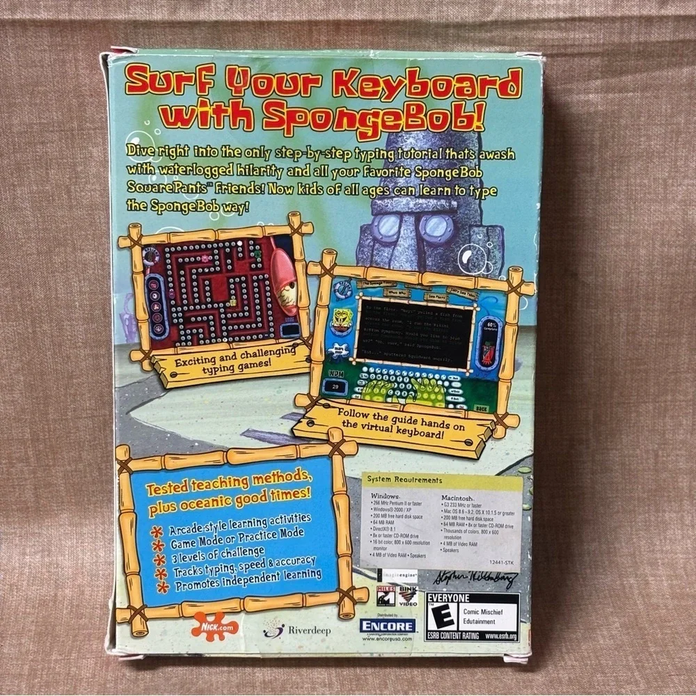 SpongeBob SquarePants Typing CD-ROM 2008